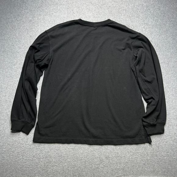 Uniqlo Long Sleeve T-Shirt Womens Medium Black Excellent Cotton Crewneck Top - Picture 5 of 8